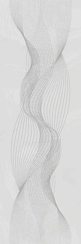 Декор Kerama Marazzi Venezia Веро серый светлый глянцевый обрезной 40х120 - фото 3