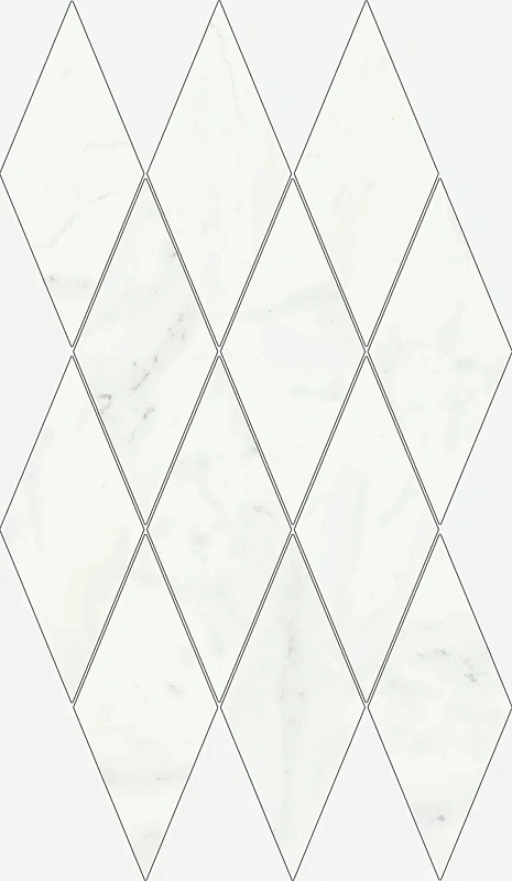 Мозаика Италон Charme Deluxe Bianco Michelangelo Diamond 28x48 - фото 1