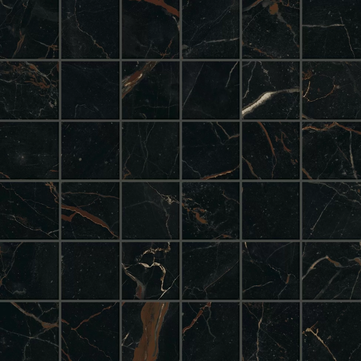 Мозаика Atlas Concorde Forte dei Marmi Ombra di Caravaggio Mosaic Lap 610110001056 - фото 1