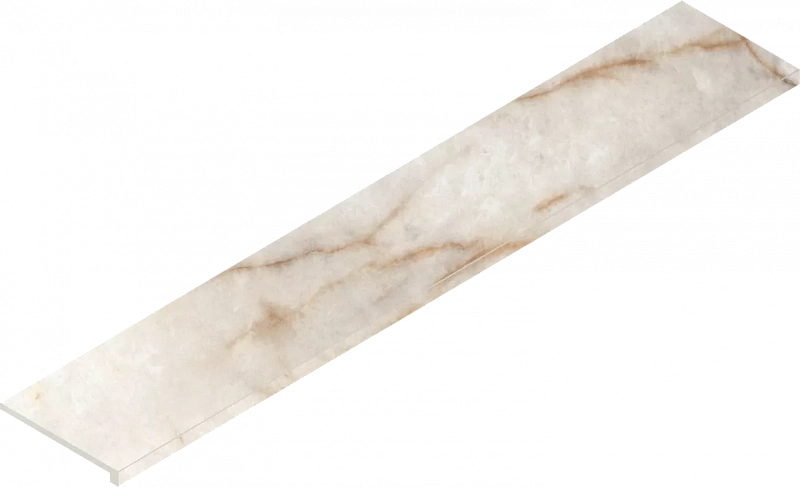 Ступень Италон Стелларис Кристал Пьюр фронтальная 620070002615 бежевый 33x160 - фото 1