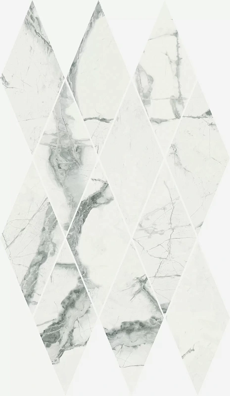 Мозаика Италон Charme Deluxe Invisible White Diamond 28x48 - фото 1