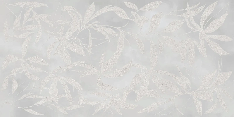 Керамогранит Vitra ArtWall Цветы Серый K958008R 60x120 - фото 1
