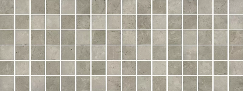 Мозаика Kerama Marazzi Монсанту мозаичный серый светлый глянцевый 15x40 MM15150 - фото 1