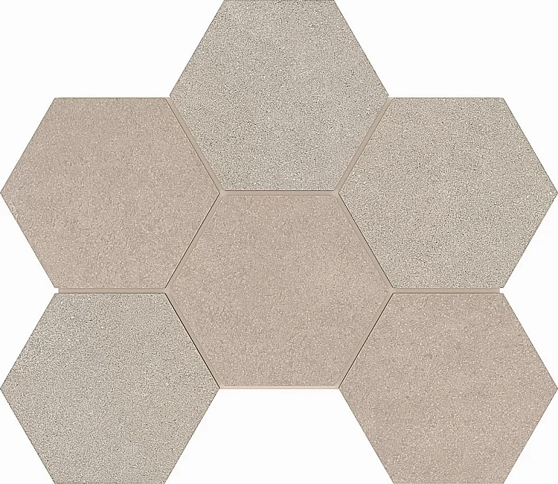 Мозаика Estima LN01/TE01 Luna Hexagon Beige 25x28.5 бежевый - фото 1