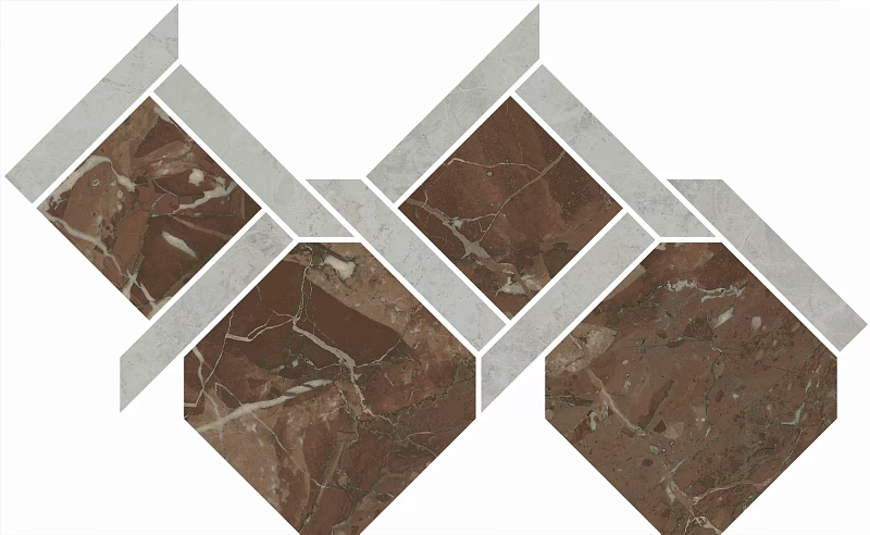 Декор Kerama Marazzi Venezia Риальто 1 наборный лаппатированный 48х29,5 - фото 4