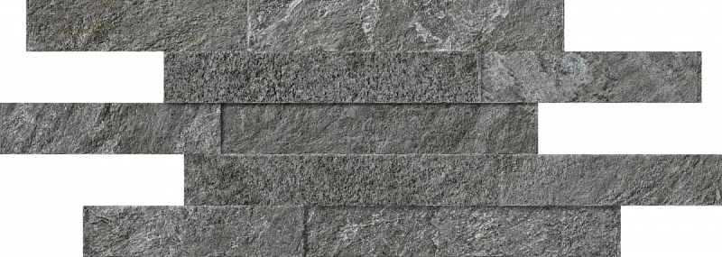 Декор Италон Магма Графит Брик 3D 620110000253 серый 27x78 - фото 1