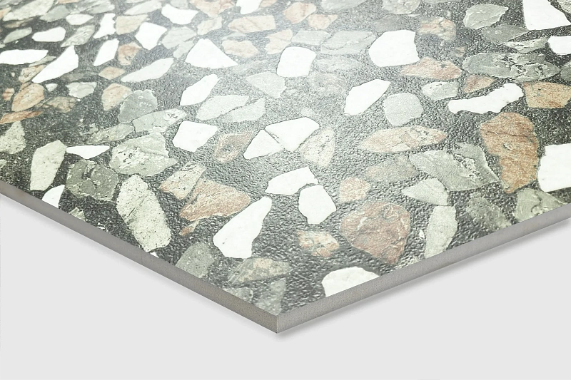 Керамогранит Креанза SH1009-G Veneziano Terra Verde Shape+Glue Art 60x120 зеленый - фото 3