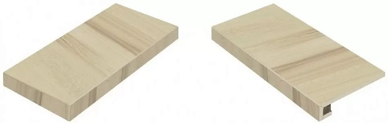 Ступень угловая левая Италон Wonder Desert 33x60 - фото 1