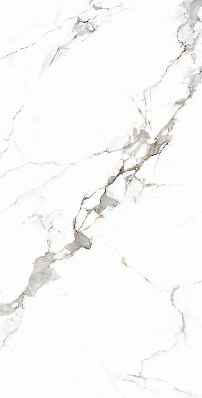 Керамогранит Креанза CZ-CR03-B Galaxy Statuario Carving 80x160 белый - фото 1