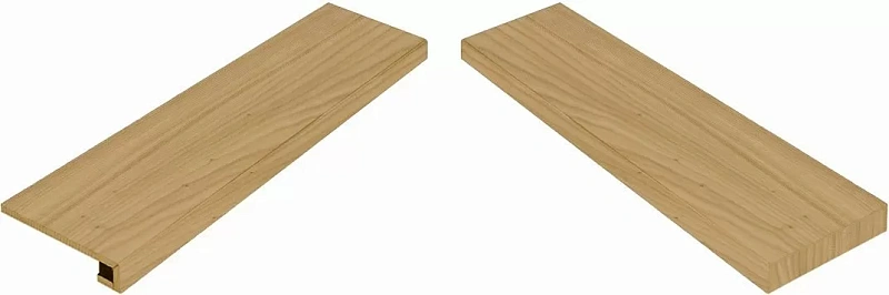 Ступень угловая правая Италон Element Wood Olmo 33x120 - фото 1