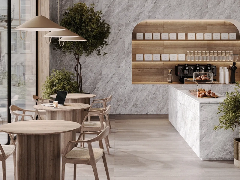 Керамогранит Onlygres MOG202 Marble Grey MOG202/PS_NC/60x120x9R/GW серый 60x120 - фото 10