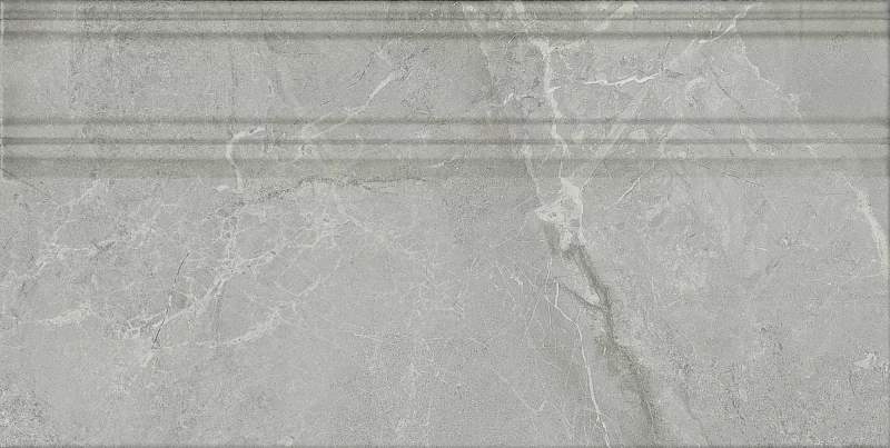 Плинтус Kerama Marazzi Venezia Риальто дымчатый глянцевый обрезной 40х20 - фото 4