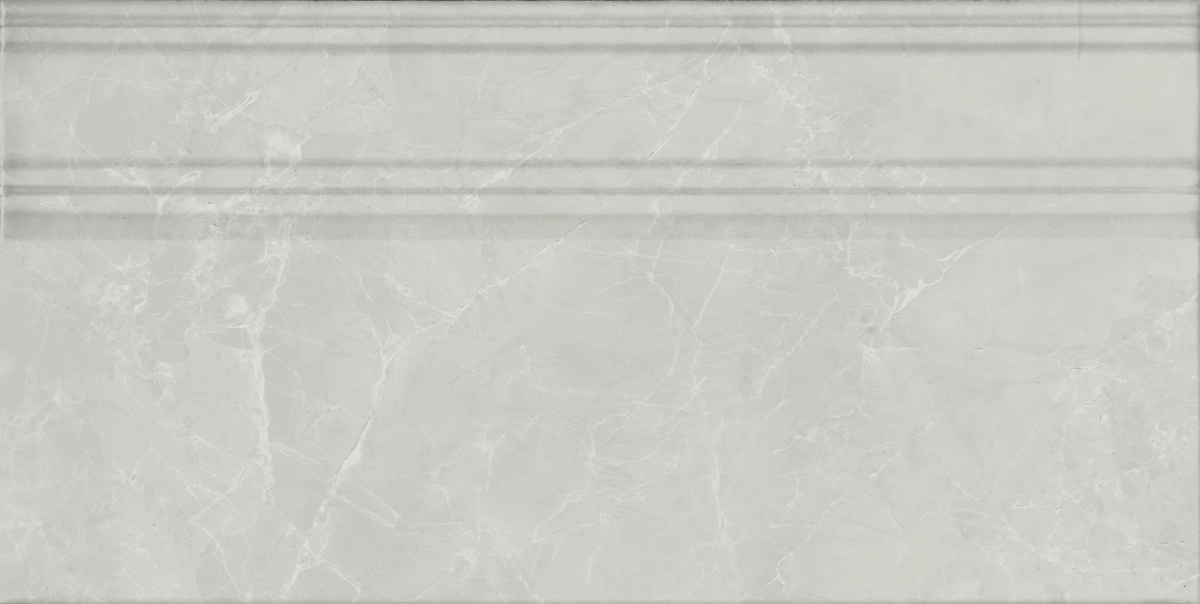 Плинтус Kerama Marazzi Venezia Монте Тиберио серый глянцевый обрезной 40х20 - фото 1