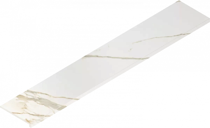 Ступень Италон Стелларис Калакатта Голд фронтальная 620070002613 белый 33x160 - фото 1
