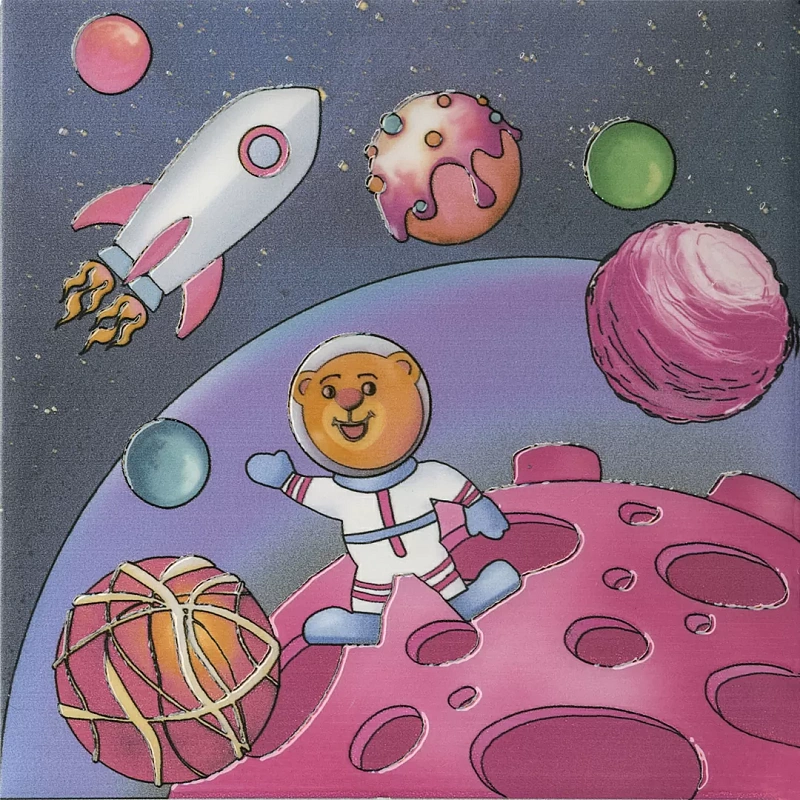 Декор Kerama Marazzi VT\A383\5009 Космос 5 20x20 - фото 1