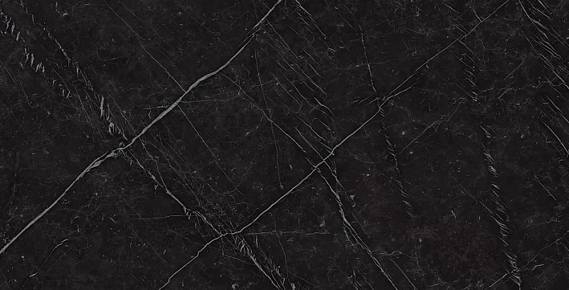 Керамогранит Atlas Concorde Italy Marvel Nero Marquina Lapp. A7GI 75x150 - фото 1