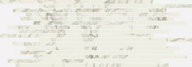 Декор Италон Charme Deluxe Arabescato White Strip 26x75 - фото 1