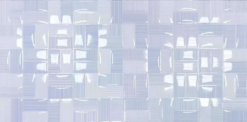 Керамическая плитка AltaCera Blik Azul Twist Azul WT9TWS03 голубой 24.9x50 - фото 1