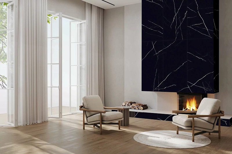 Керамогранит Onlygres MOG202 Marble Grey MOG202/PS_NC/60x120x9R/GW серый 60x120 - фото 5