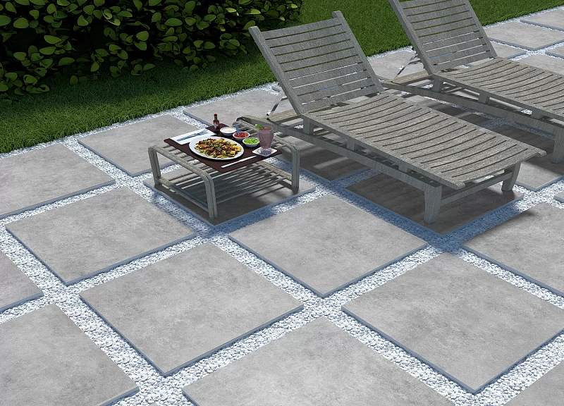 Керамогранит Persepolis Tile Jura Light Grey 72051 серый 60x120 - фото 4