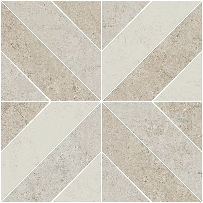 Декор Kerama Marazzi ID125T Про Лаймстоун бежевый матовый 60х60 - фото 3