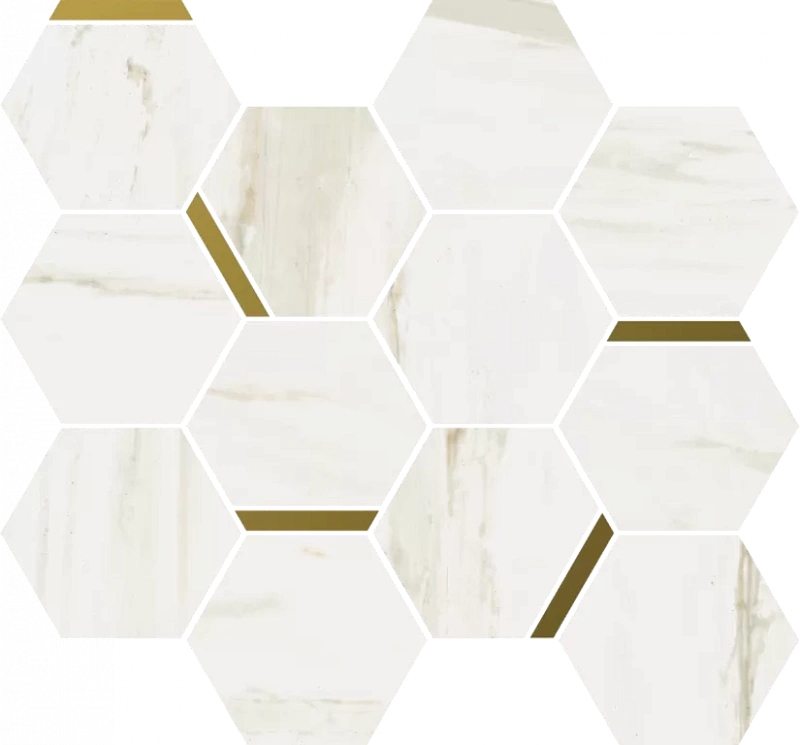 Мозаика Италон Stellaris Каррара Айвори Шик 28,3х32,8 - фото 1