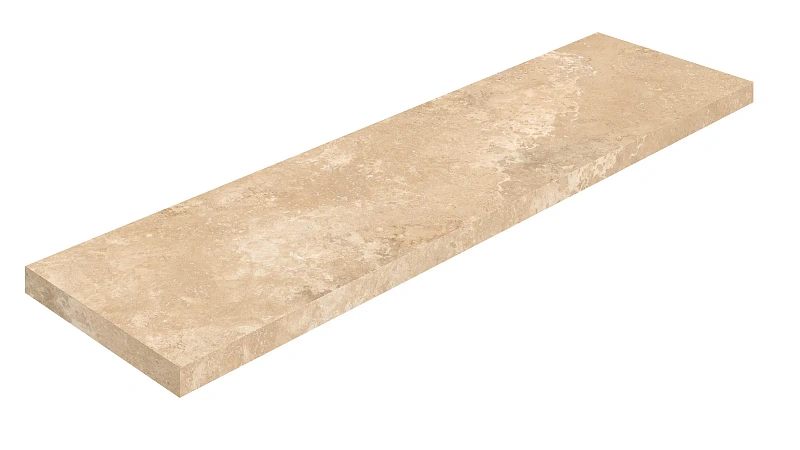 Ступень Coliseumgres Аурелия Беж угловая левая 620070002854 бежевый 33x120 - фото 1