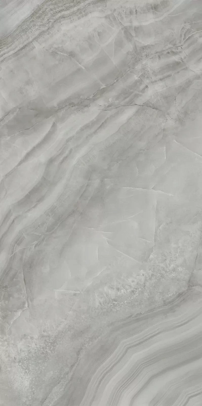 Керамогранит Kerama Marazzi SG597322R Ониче серый светлый лаппатированный обрезной 119.5x238.5 - фото 1