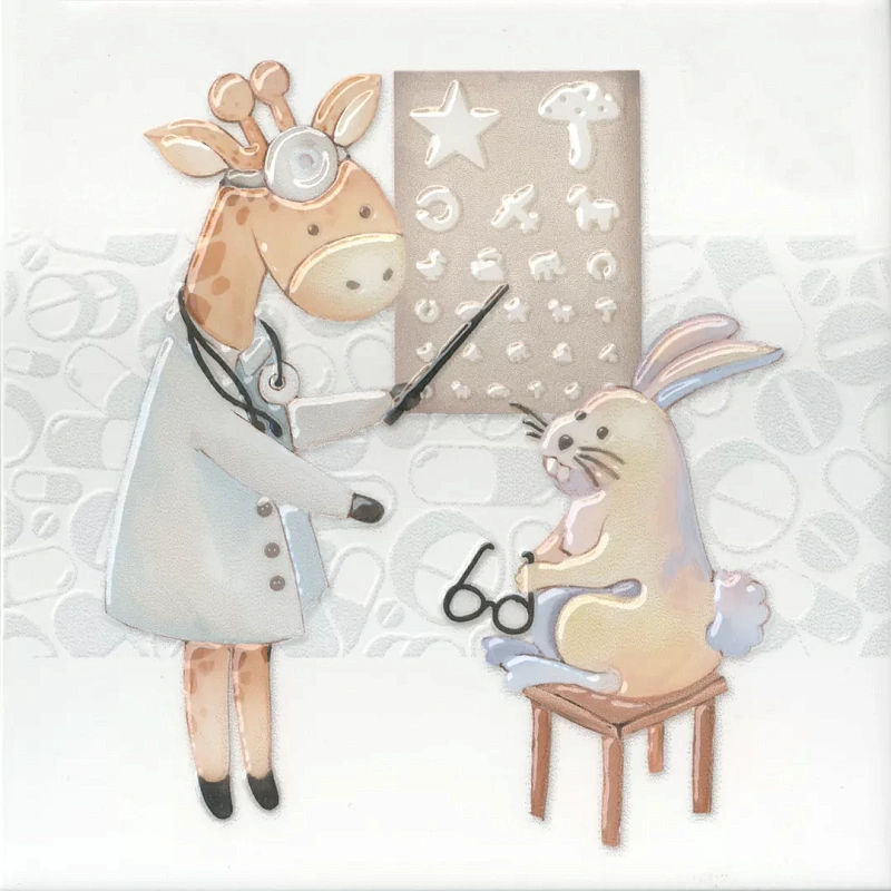 Декор Kerama Marazzi VT\A504\5009 Айболит 4 20x20 - фото 1