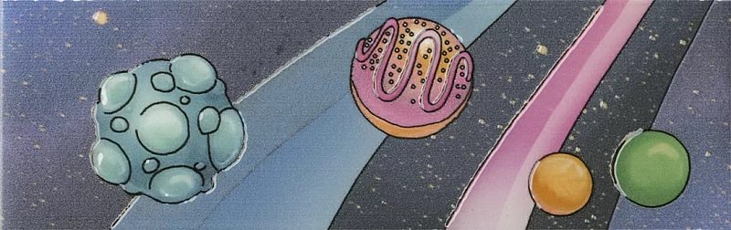 Бордюр Kerama Marazzi DC\A38\5009 Космос 6.3x20 - фото 1