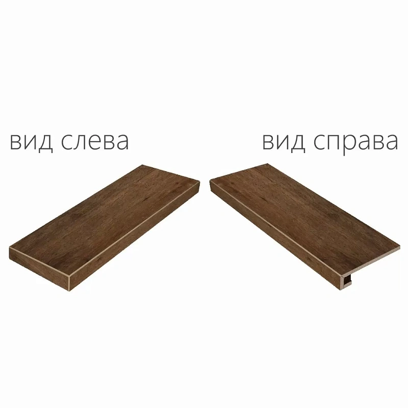 Ступень угловая левая Италон NL-Wood Х2 Pepper X2 33x60 - фото 1