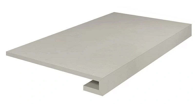 Ступень клееная Kerama Marazzi SG648220R\GCF Онда серый светлый натуральный обрезной 33х60 - фото 1