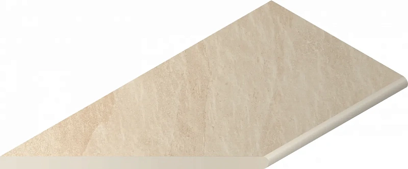 Бортик Италон Материя X2 Магнезио закругленный левый 620090001207 бежевый 30x120 - фото 1