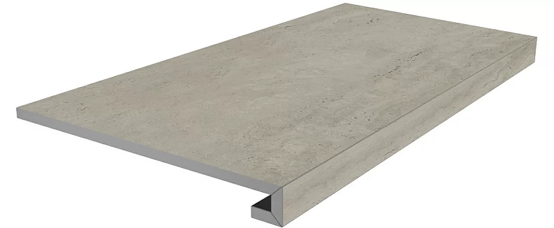 Ступень Kerama Marazzi Venezia клеёная Сан-Марко серый матовый 33х80 - фото 1