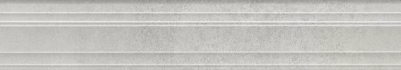 Бордюр Kerama Marazzi Venezia Догана серый светлый матовый обрезной 40х7,3 - фото 1
