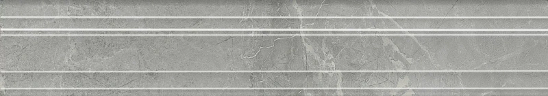 Бордюр Kerama Marazzi Venezia Риальто дымчатый глянцевый обрезной 40х7,3 - фото 4