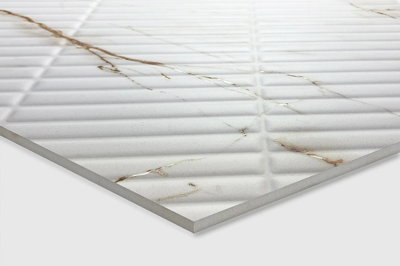 Керамогранит Креанза CP4004-D Selva Gold Decor Carving Pro Punch 60x120 белый - фото 5
