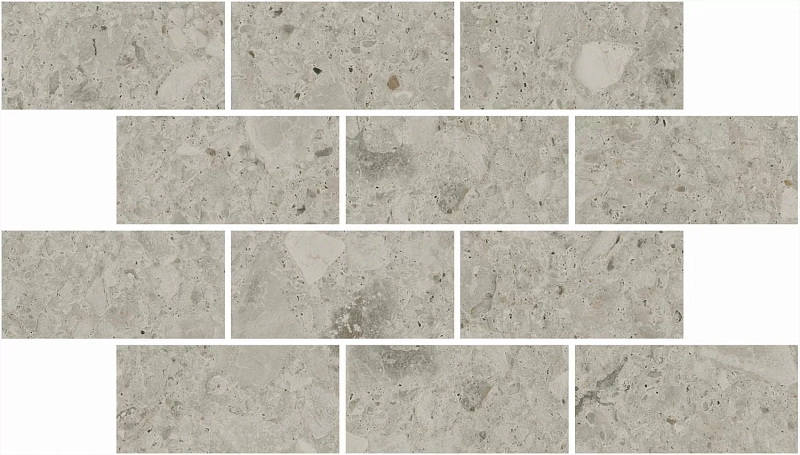 Вставка Kerama Marazzi Venezia Чеппо ди Гре мозаичный бежевый светлый матовый обрезной 34,5х20 - фото 4