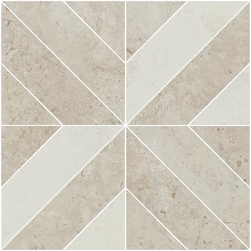 Декор Kerama Marazzi ID125T Про Лаймстоун бежевый матовый 60х60 - фото 6