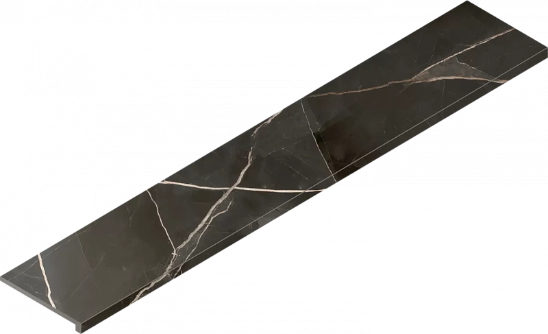 Ступень Италон Стелларис Абсолют Блэк фронтальная 620070002618 черный 33x160 - фото 1