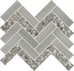 Мозаика Kerama Marazzi T042\SG5267 Монтиони мозаичный серый 34х35.5 - фото 3