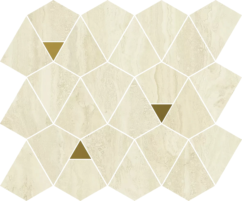 Мозаика Италон Charme Advance Alabastro White Vertex 25,8x30 - фото 1