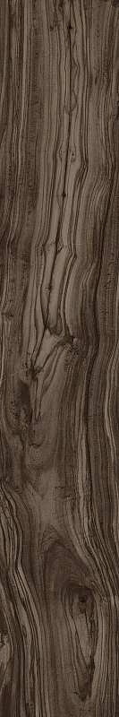 Керамогранит Креанза CW-CR01-B Persian Wood Charcoal Carving 20x120 коричневый - фото 1