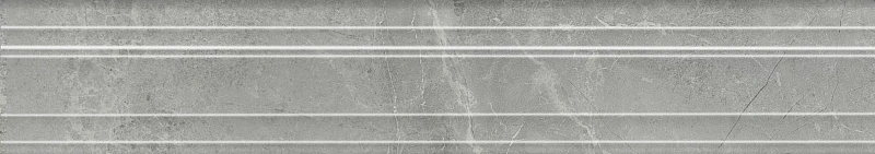 Бордюр Kerama Marazzi Venezia Риальто дымчатый глянцевый обрезной 40х7,3 - фото 3