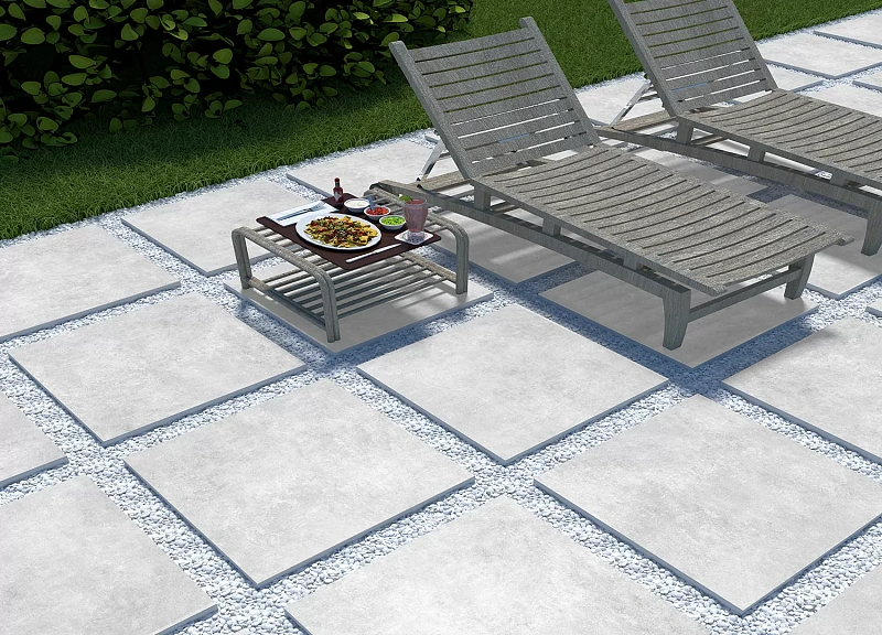 Керамогранит Persepolis Tile Jura Light Grey 72051 серый 60x120 - фото 3