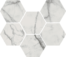 Statuario Hexagon