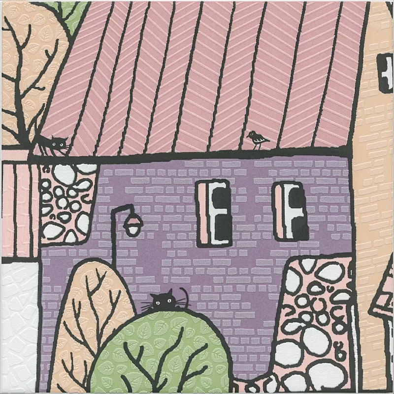 Декор Kerama Marazzi OS\A226\5009 Городок 3 матовый 20x20 - фото 1