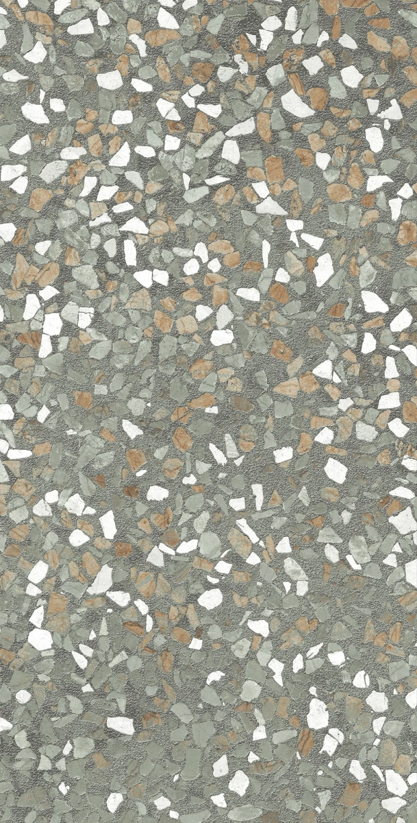 Керамогранит Креанза SH1009-G Veneziano Terra Verde Shape+Glue Art 60x120 зеленый - фото 1