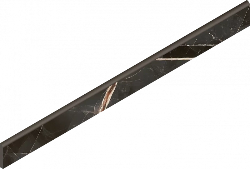 Плинтус Италон Стелларис Абсолют Блэк 610130007469 черный 7.2x80 - фото 1