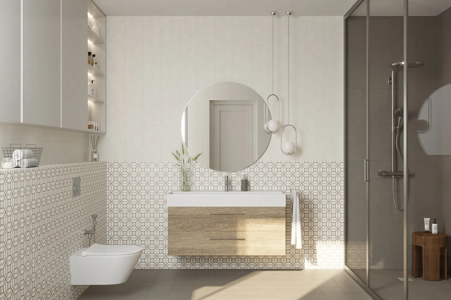 Плитка Fresh 3 20x20 в интерьере